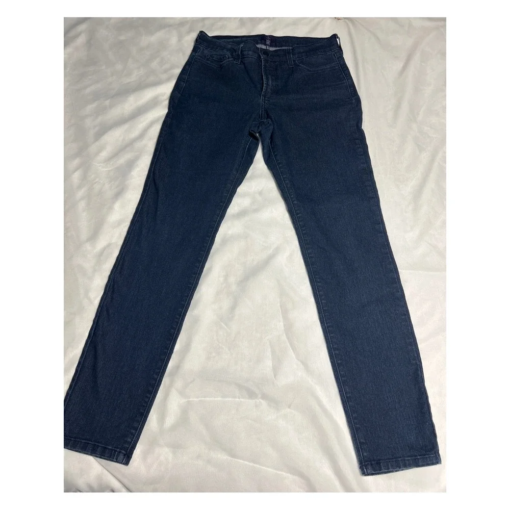 NYDJ Lift & Tuck‎ Slim Fit Jeans Women's Size 6 Dark Wash Denim Pant